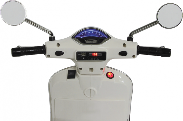 Moto Vespa infantil Jamara Gts 125 Blanco 12v